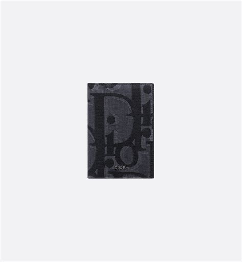 christian dior passport cover|Passport Cover Black Maxi Dior Oblique Jacquard .